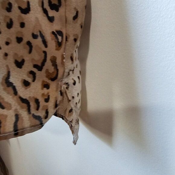 EUC SHINESTAR ANIMAL PRINT DOUBLE V NECK TANK TOP SIZE M - Picture 6 of 12